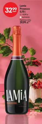 Wino musujące Lamia Prosecco promocja w Żabka