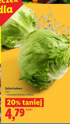 Sałata lodowa promocja w Lidl