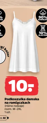 Podkoszulka damska na ramiączkach promocja w Netto