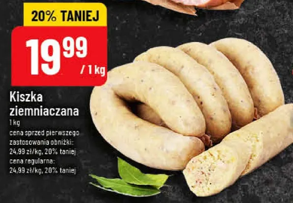 Kiszka ziemniaczana promocja w POLOmarket