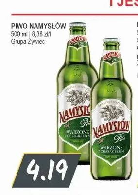Piwo Namysłów Pils promocja w Słoneczko
