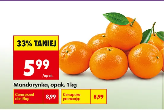 Mandarynka promocja w Biedronka