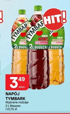 Napój Tymbark jabłko wiśnia promocja w Chorten