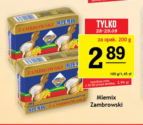 Mlemix Zambrowski promocja w Gram Market