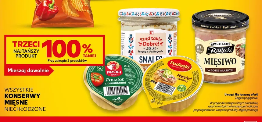 Pasztet drobiowy Podlaski promocja w Kaufland