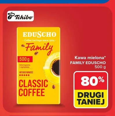 Kawa mielona Eduscho Family promocja w Carrefour Market