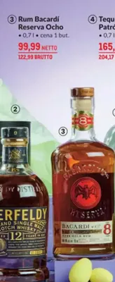 Rum Bacardi Reserva Ocho promocja w Makro