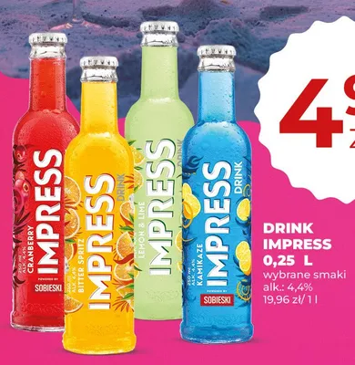 Drink Impress Kamikaze promocja w Duży Ben