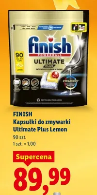 Kapsułki do zmywarki Ultimate Plus Lemon promocja w Lidl