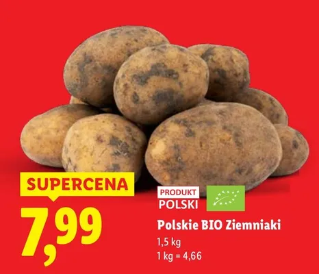 Polskie BIO ziemniaki promocja w Lidl