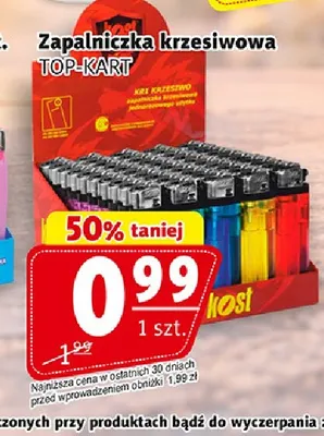 Zapalniczka krzesiwowa Top-Kart promocja w Prim Market