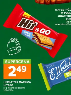 Herbatnik markiza Hit & Go mleczno-czekoladowy promocja w Stokrotka