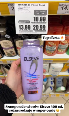 Szampon do włosów różne rodzaje promocja w Dino