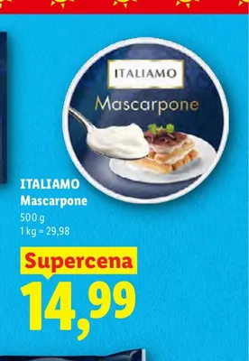 Ser Mascarpone Italiamo promocja w Lidl