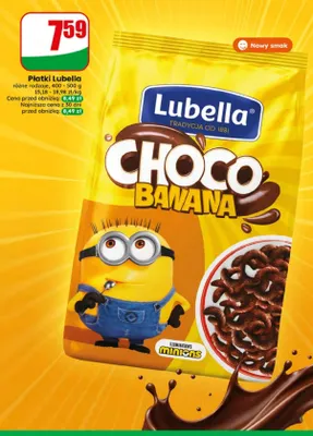 Płatki śniadaniowe Lubella Choco Banana promocja w Dino