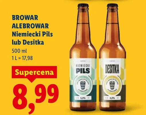 Piwo Desitka promocja w Lidl