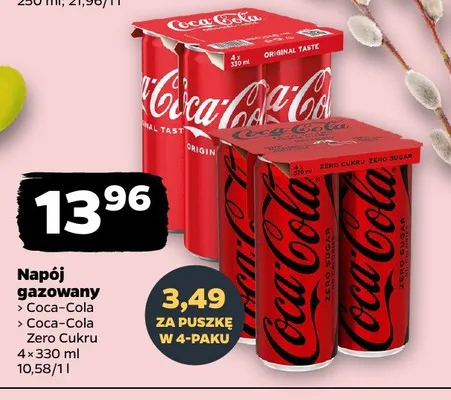 Napój gazowany Coca-Cola promocja w Netto