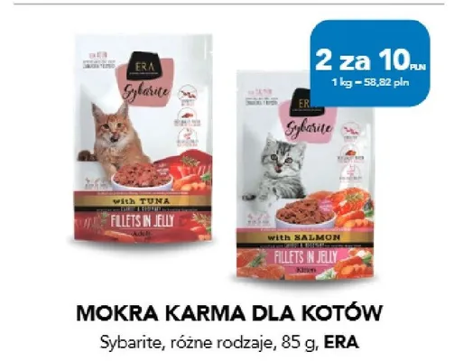 Mokra karma dla kotów Sybarite promocja w Aquael zoo