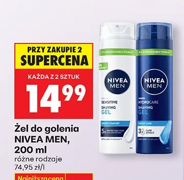 Żel do golenia promocja w Biedronka