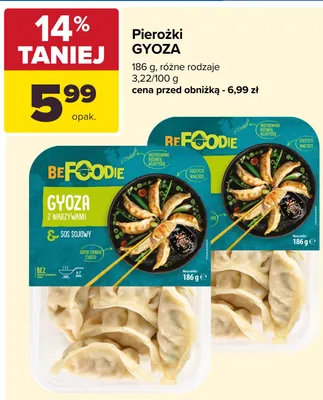 Pierożki Gyoza Be Foodie promocja w Carrefour