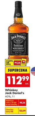 Whiskey 40% promocja w Biedronka