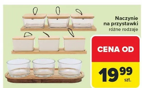 Naczynie na przystawki różne rodzaje promocja w Carrefour