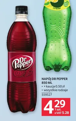 Napój gazowany Dr Pepper promocja w Selgros