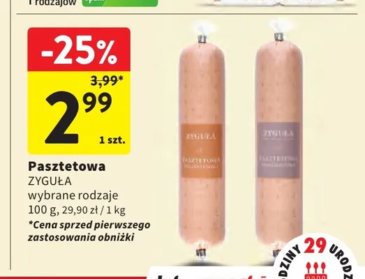 Pasztetowa Zyguła promocja w Intermarche