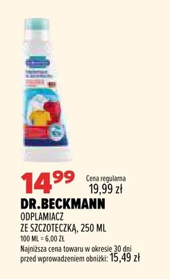 Odplamiacz ze szczoteczką Dr.Beckmann promocja w Drogerie Natura