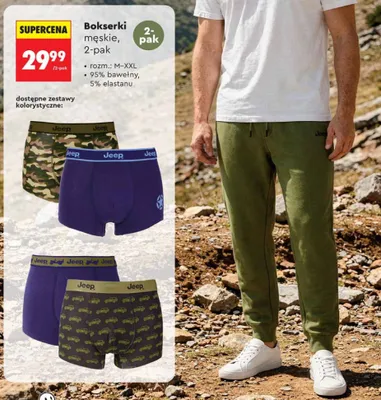 Bokserki męskie 2-pak promocja w Biedronka