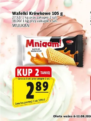 Wafelki Krówkowe Mniaam! promocja w Prim Market