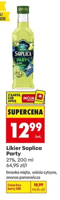 Likier Soplica Party wiśnia cytryna promocja w Biedronka