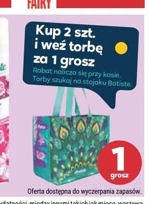 Torba na zakupy Batiste promocja w Stokrotka
