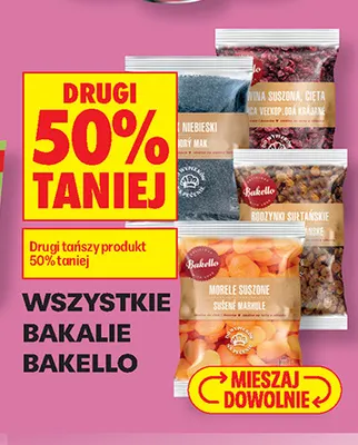 Bakalie Bakello promocja w Biedronka