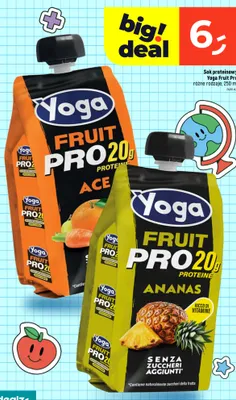 Sok proteinowy Yoga Fruit Pro ACE promocja w Dealz