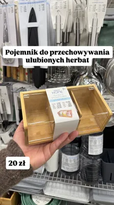 Pojemnik do przechowywania herbat promocja w Pepco