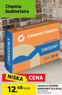 Cement zawodowy IV promocja w Leroy Merlin