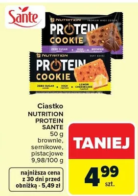 Ciastko Nutrition Protein Cookie promocja w Carrefour Market