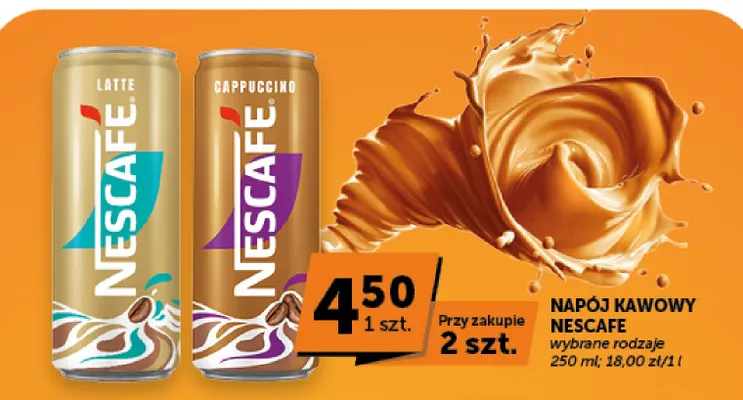 Napój kawowy Nescafe Latte promocja w ABC