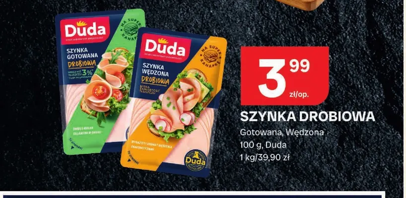 Szynka drobiowa gotowana Duda promocja w Chorten