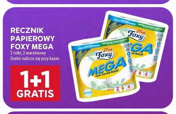 Ręcznik papierowy Foxy Mega promocja w Stokrotka
