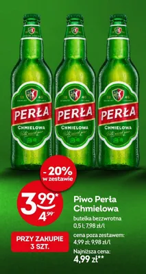 Piwo Perła Chmielowa promocja w Żabka