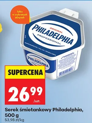 Serek śmietankowy promocja w Biedronka