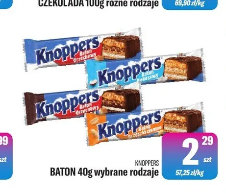 Baton Knoppers promocja w Tomi Markt