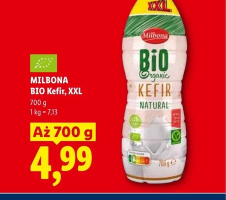BIO Kefir XXL Milbona promocja w Lidl