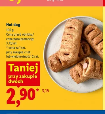 Hot dog Piekarnia Lidla promocja w Lidl