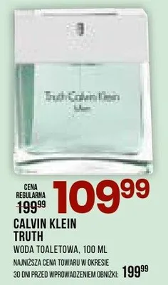 Truth woda toaletowa promocja w Drogerie Natura