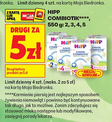 Mleko Hipp Combiotik 3 promocja w Biedronka