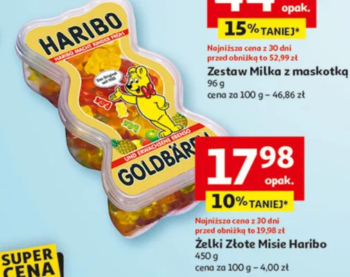 Żelki Złote Misie Haribo promocja w Auchan