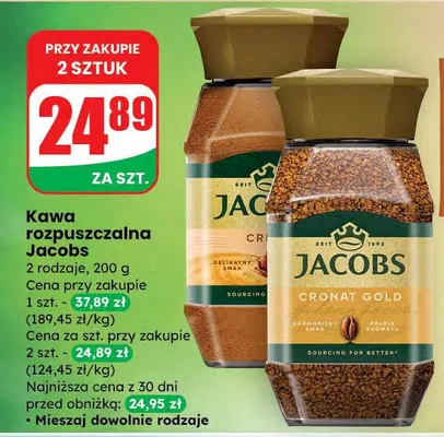 Kawa rozpuszczalna, 2 rodzaje promocja w Dino